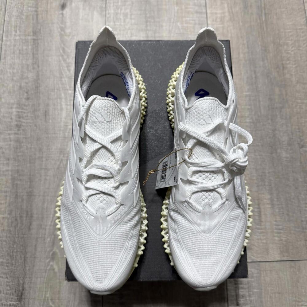 Adidas 4DFWD 4 Cloud White Core White Womens Running Shoes ID8884 NEW Sz 6.5 - Picture 2 of 7